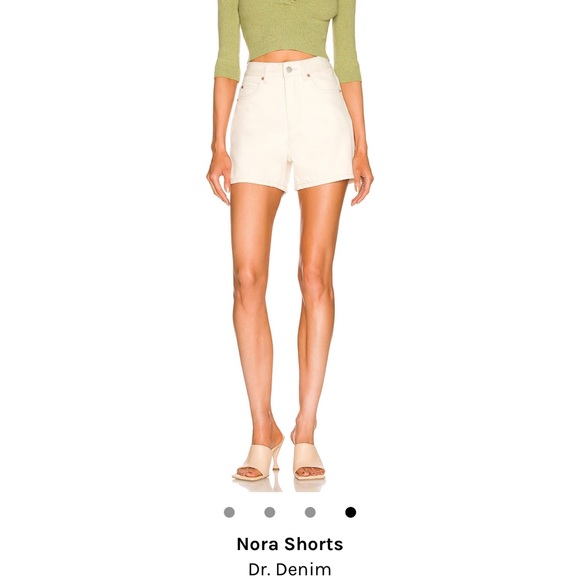Dr. Denim Nora Jean Shorts Off White - Picture 1 of 7
